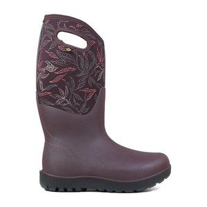 Bogs Neo Classic Waterproof Spring Leaf Burgundy 8